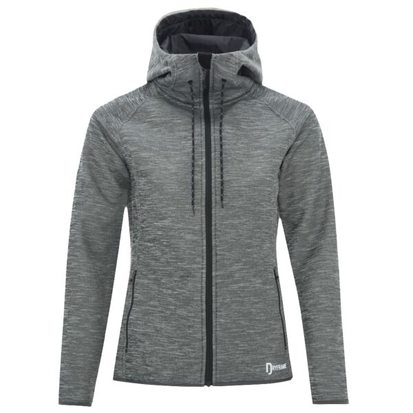 DRYFRAME® Dry Tech Water Resistant Fleece Full Zip Hooded Ladies' Jacket Thumbnail