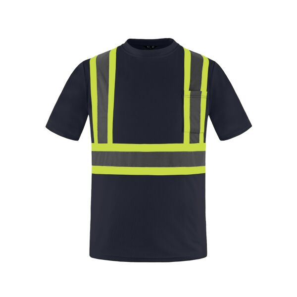 Adult High Visibility Safety T-Shirt Thumbnail